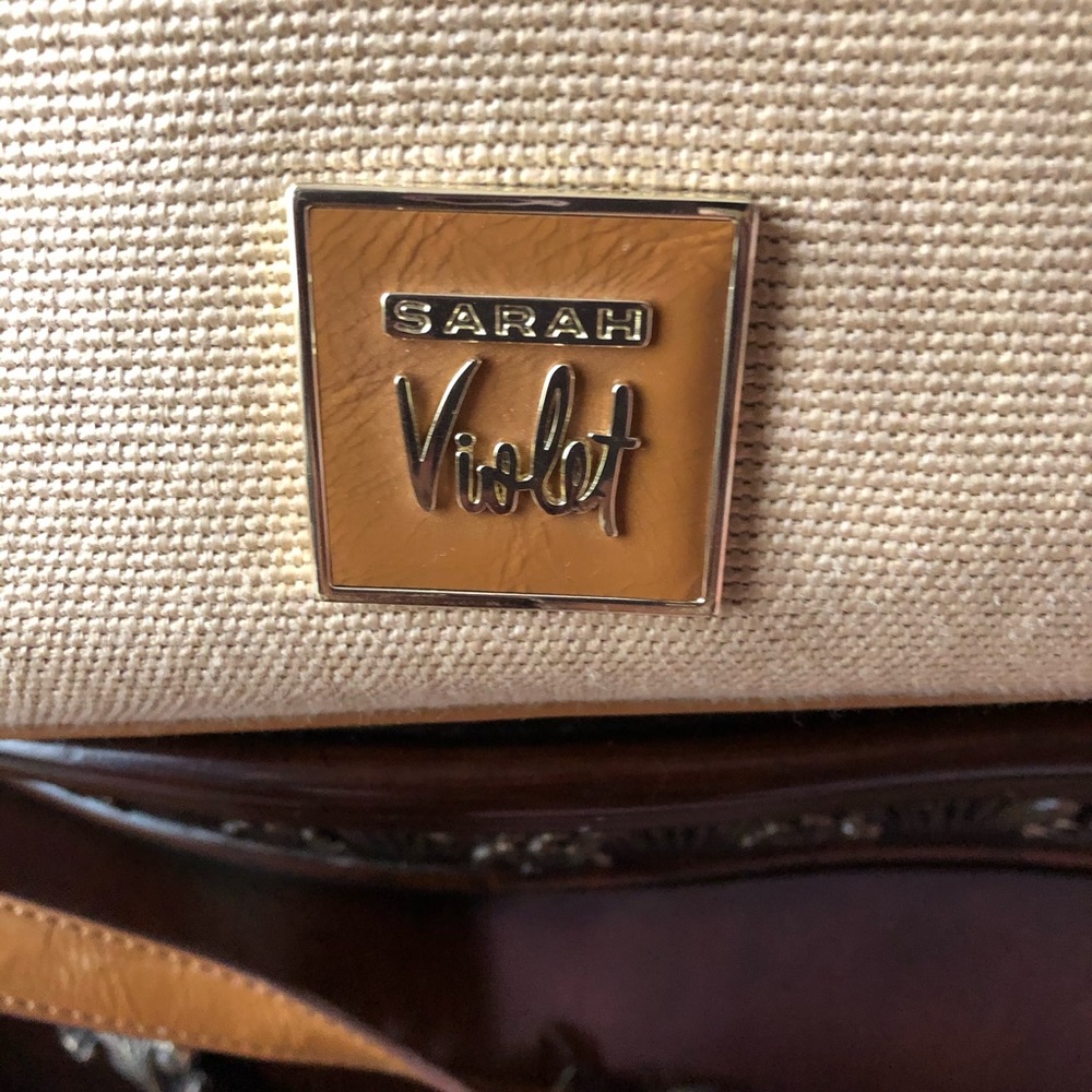 Designer Helena Violet Handbag.